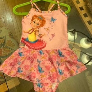 Disney Fancy Nancy Bathing Suit (Size 5/6)